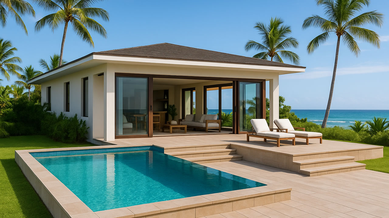 Piso Elevado em Casas de Praia