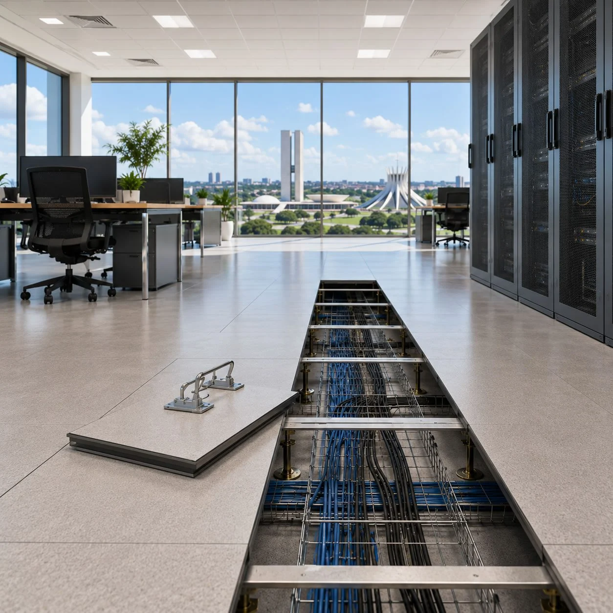 Piso Elevado em Brasília