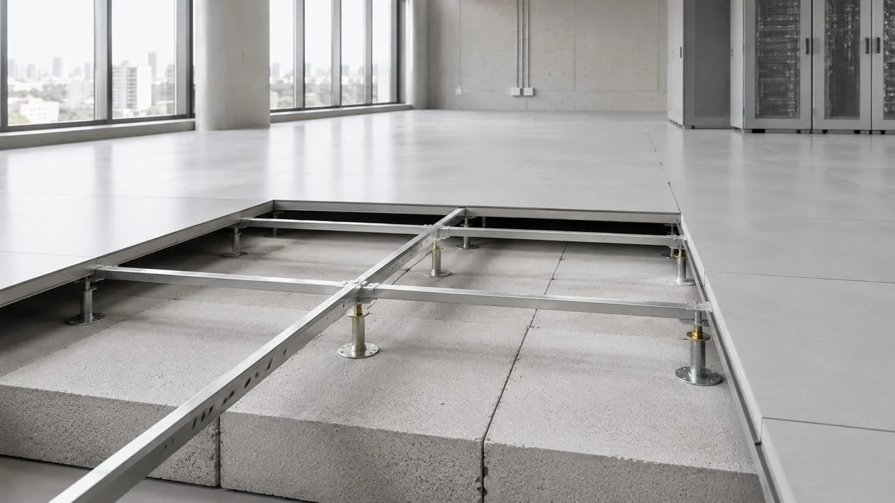 Piso Elevado em Concreto Celular
