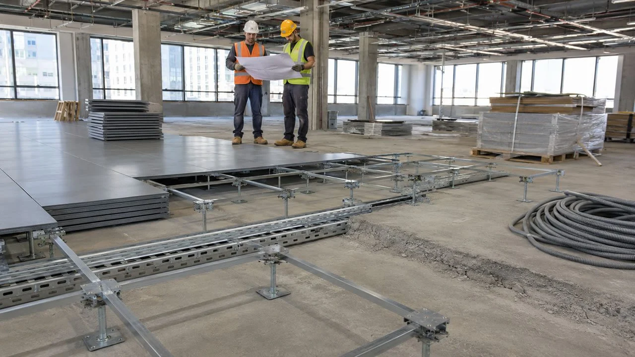 obra de piso elevado